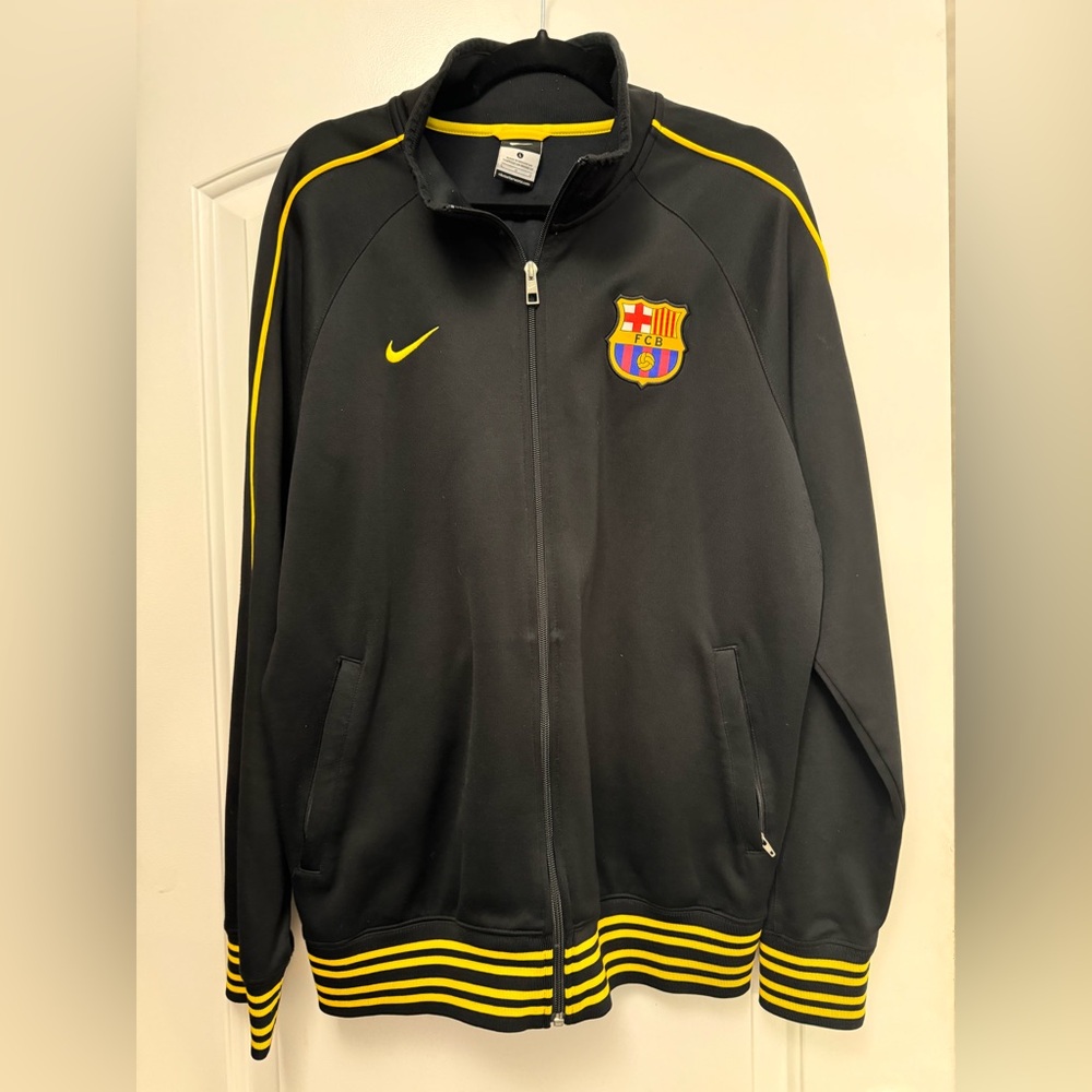 FC Barcelona black jacket